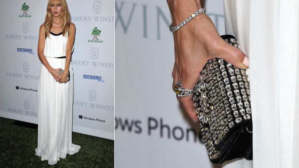 La estilista Rachel Zoe quiso también participar en el duelo de estilo con este espectacular conjunto