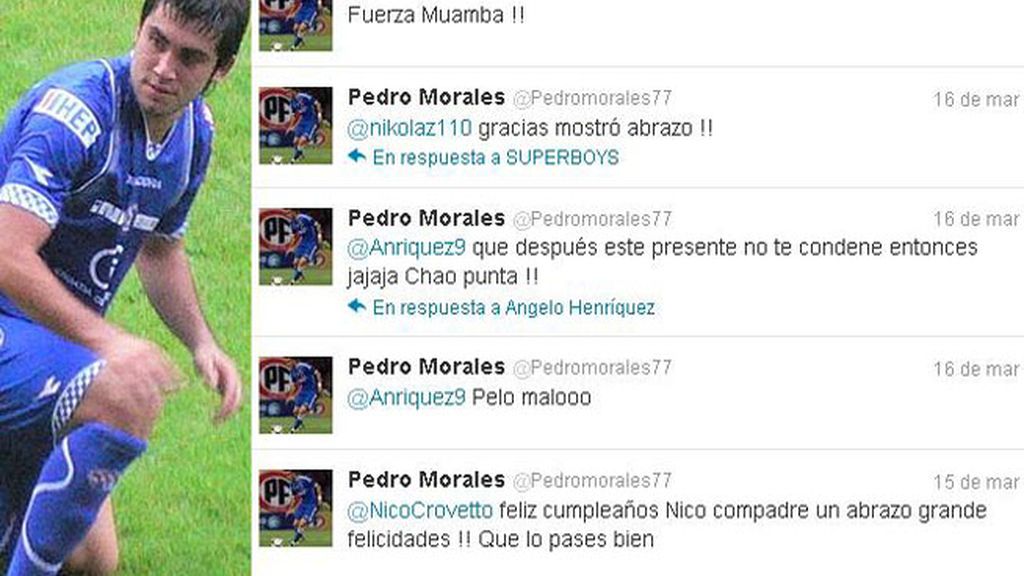 Apoyo a Muamba en Twitter