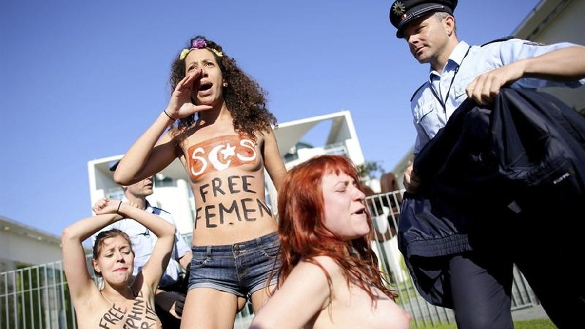 Apoyo a Femen en Berlín