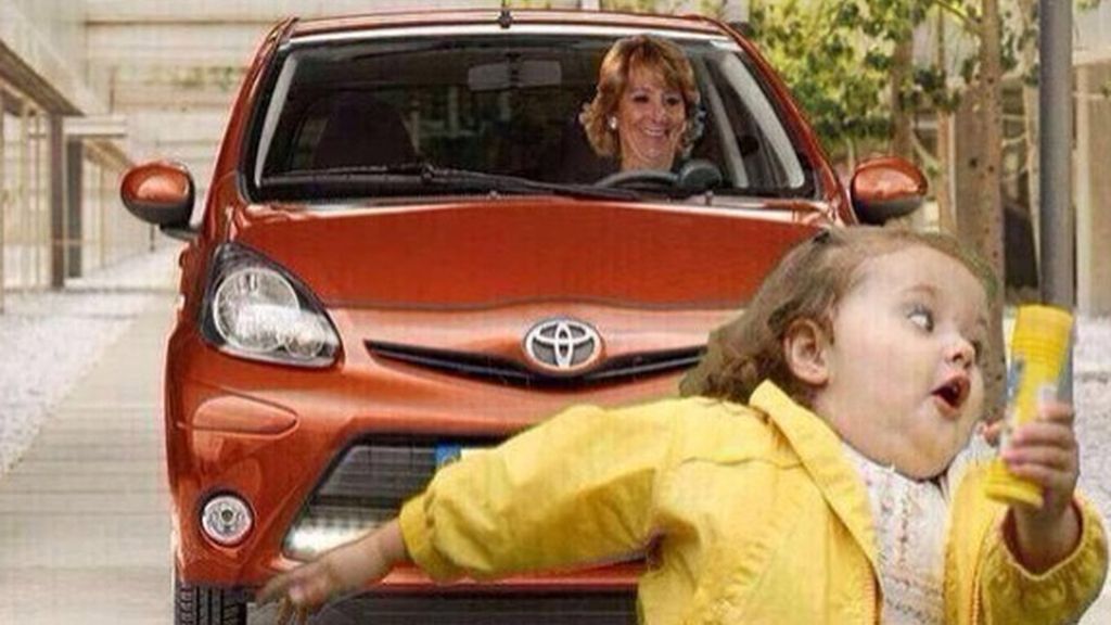 El Photoshop se ceba con el incidente de Esperanza Aguirre