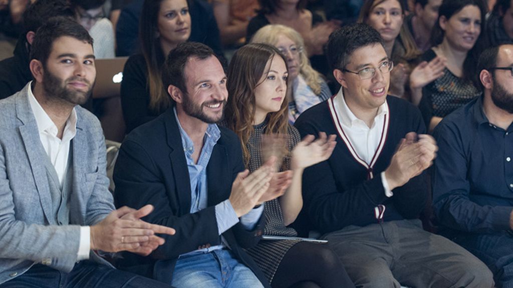 Antonio Ochoa y María Sáinz, del equipo de Mediaset España Multimedia