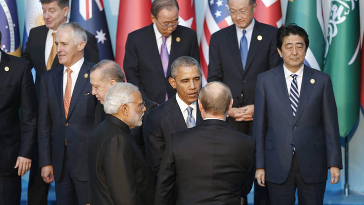 Putin y Obama se reúnen a solas en el G-20 durante más de media hora