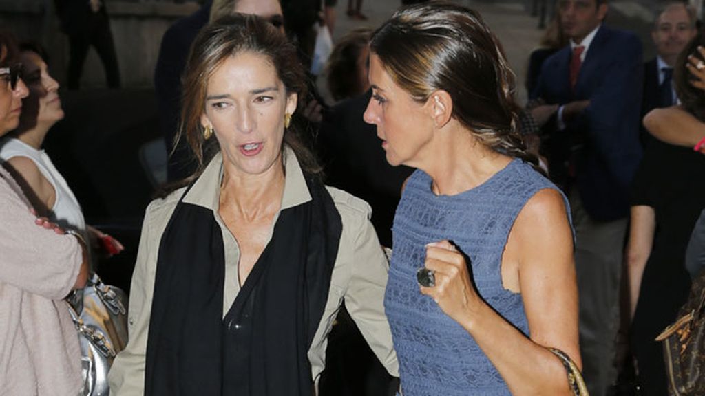 Paloma García Pelayo a su llegada a la catedral