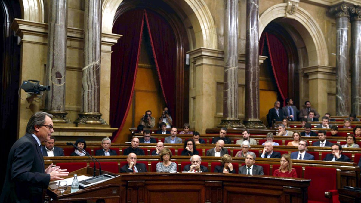 Debate de investidura de Artur Mas en el Parlamento de Cataluña