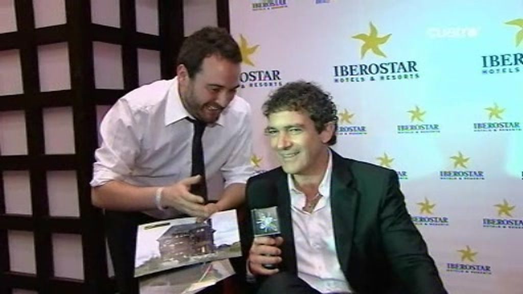 En la Rivera Maya con Antonio Banderas