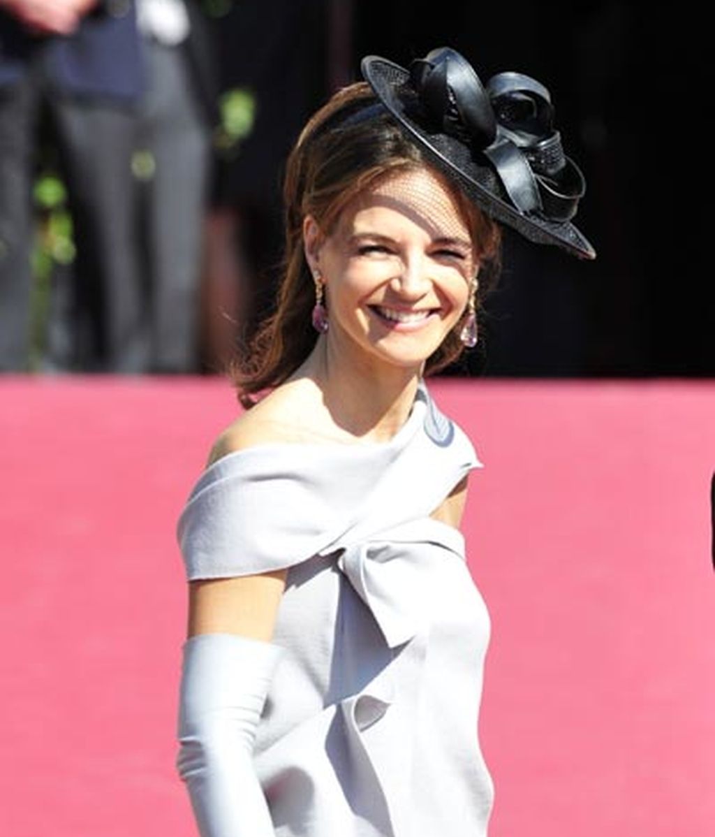 El tocado, protagonista de la boda de Rafa Medina y Laura Vecino