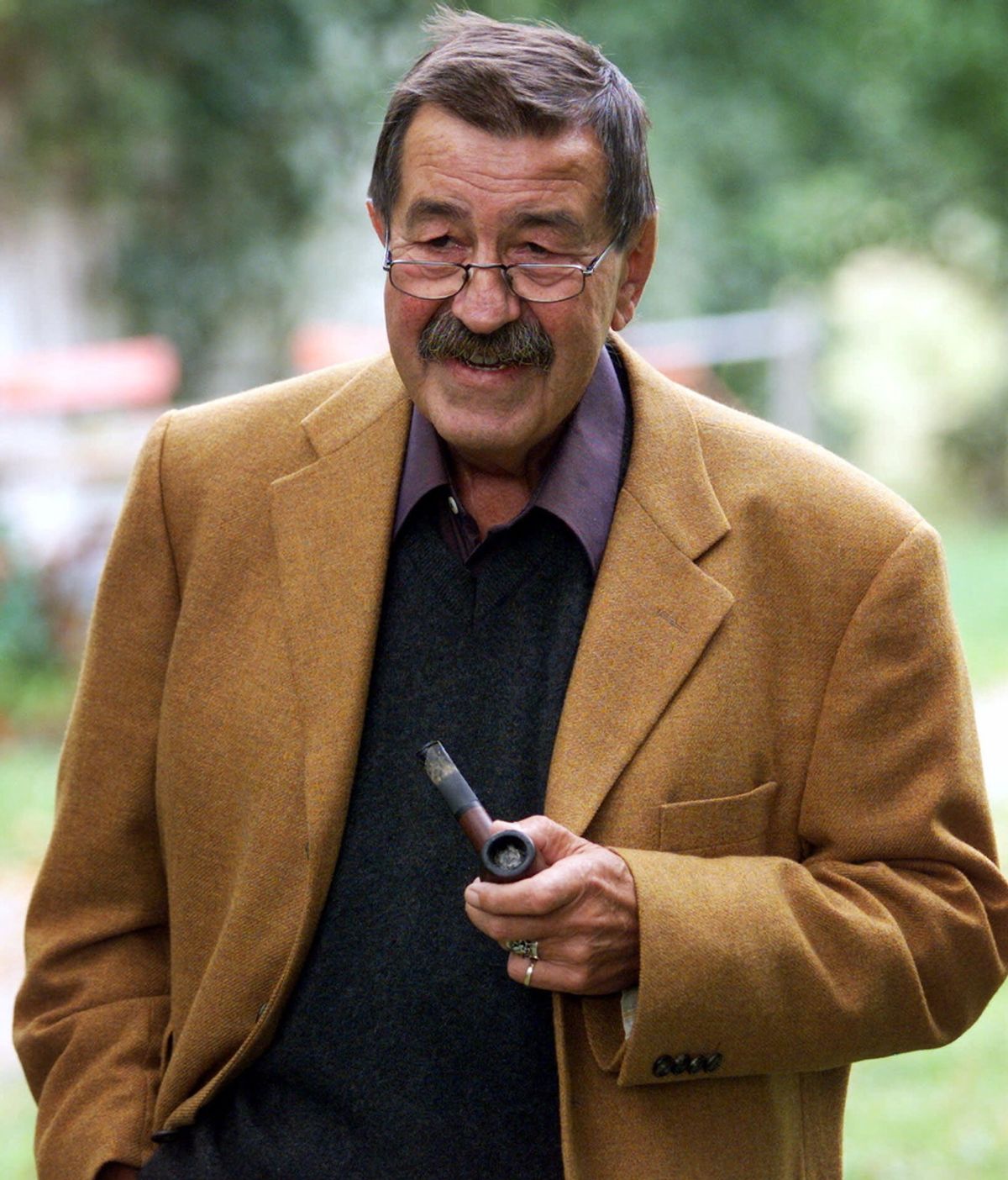 Gúnter Grass en 1999 año en que ganó el premio Nobel y el Príncipe de Asturias