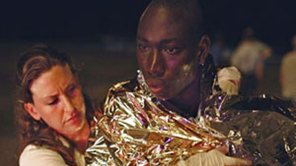 Un cayuco llega a Adeje, en Tenerife