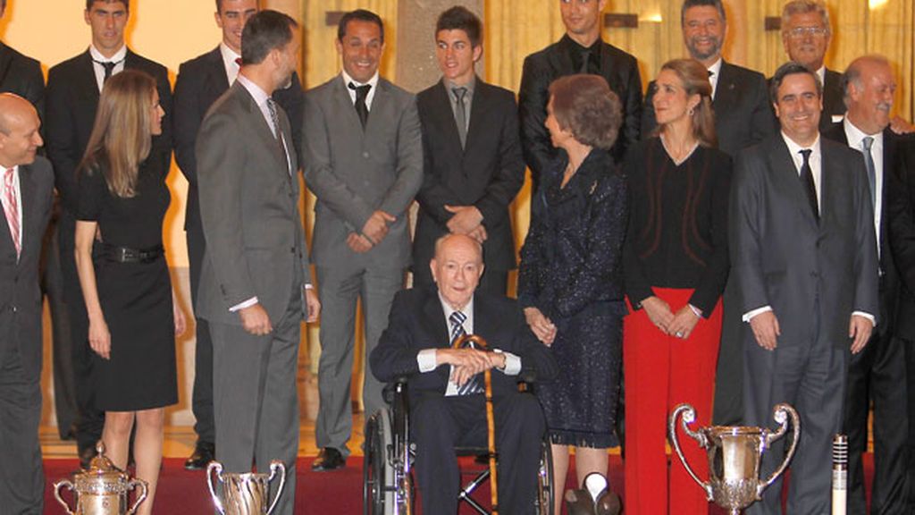 La Familia Real, con el deporte español