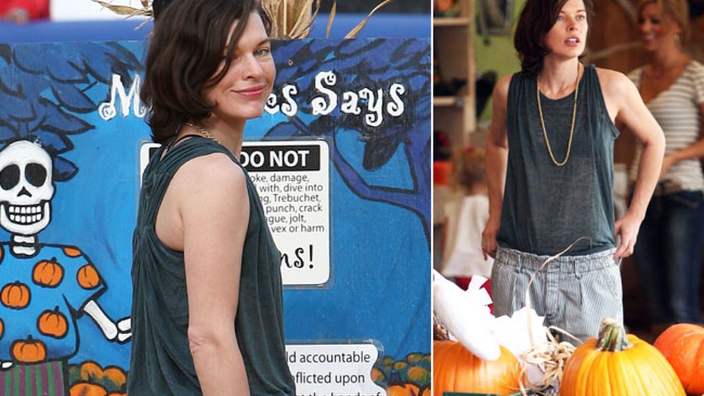 Jovovich te enseña a elegir la calabaza reina