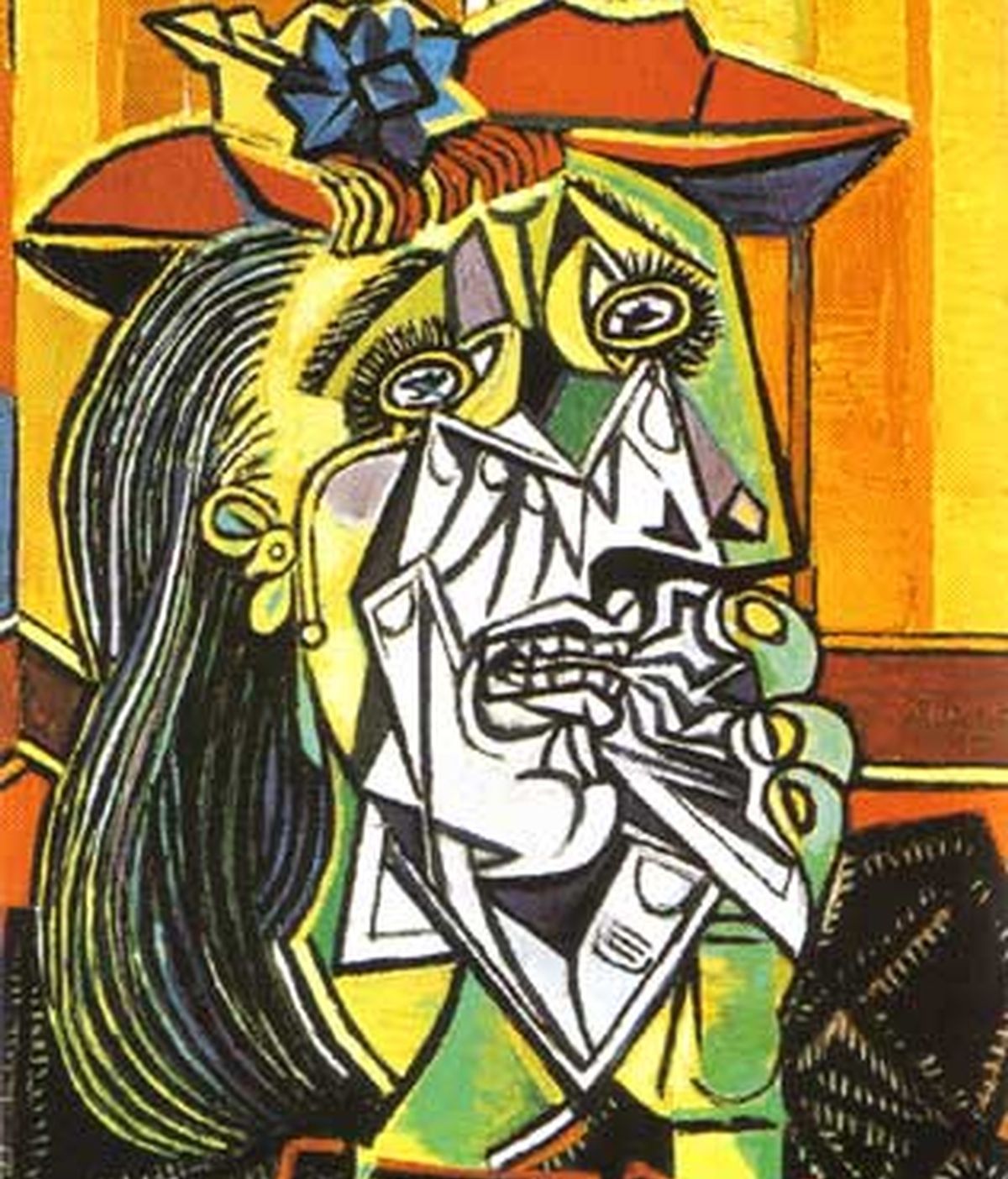 Cuadro de Picasso "Mujer llorando"