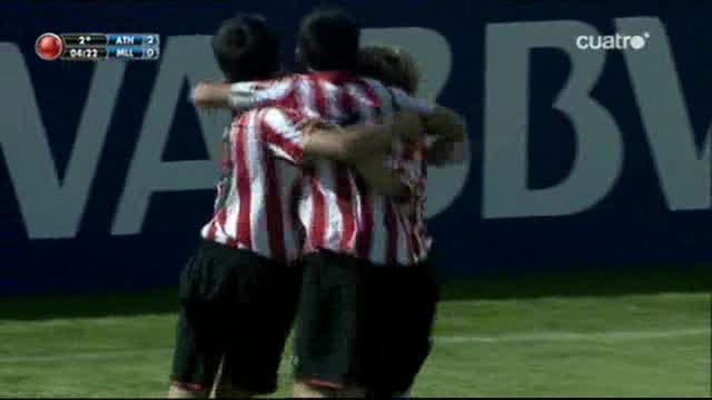 Iñaki cabeceó el segundo del Athletic