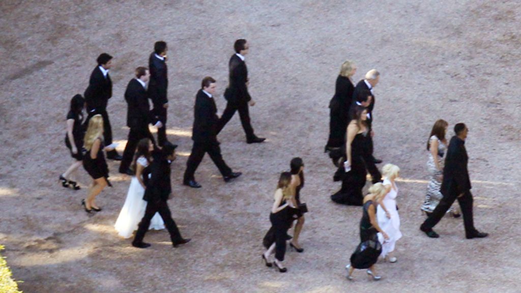 Los invitados secretos de Kim Kardashian