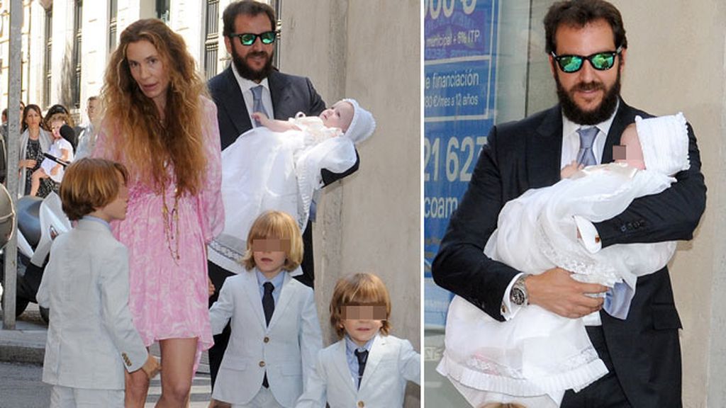 Fin de semana de BBCs: el bautizo de la pequeña Kala Thyseen, en imágenes