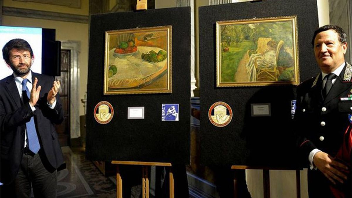 Italia encuentra dos cuadros de Gauguin y Bonnard robados en los años 70