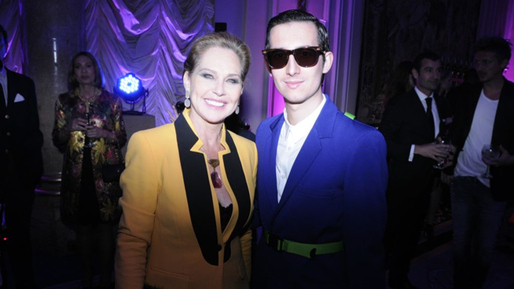 Con la elegantísima Ana Rodríguez