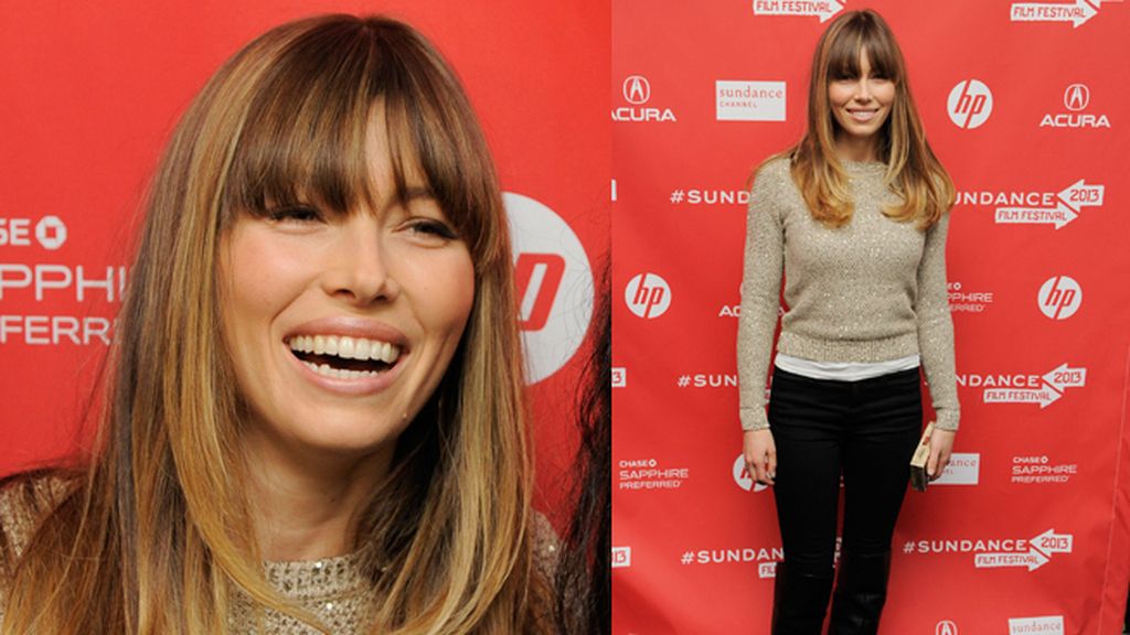 Jessica Biel en la presentación de 'Emanuel and the Truth about Fishes'