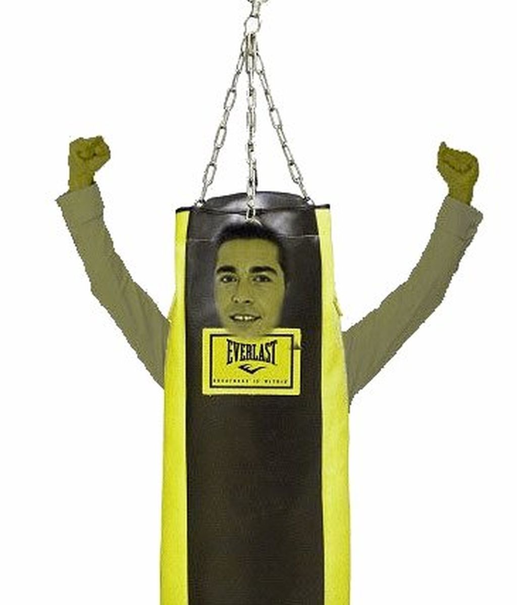 Juan Carlos saco de boxeo