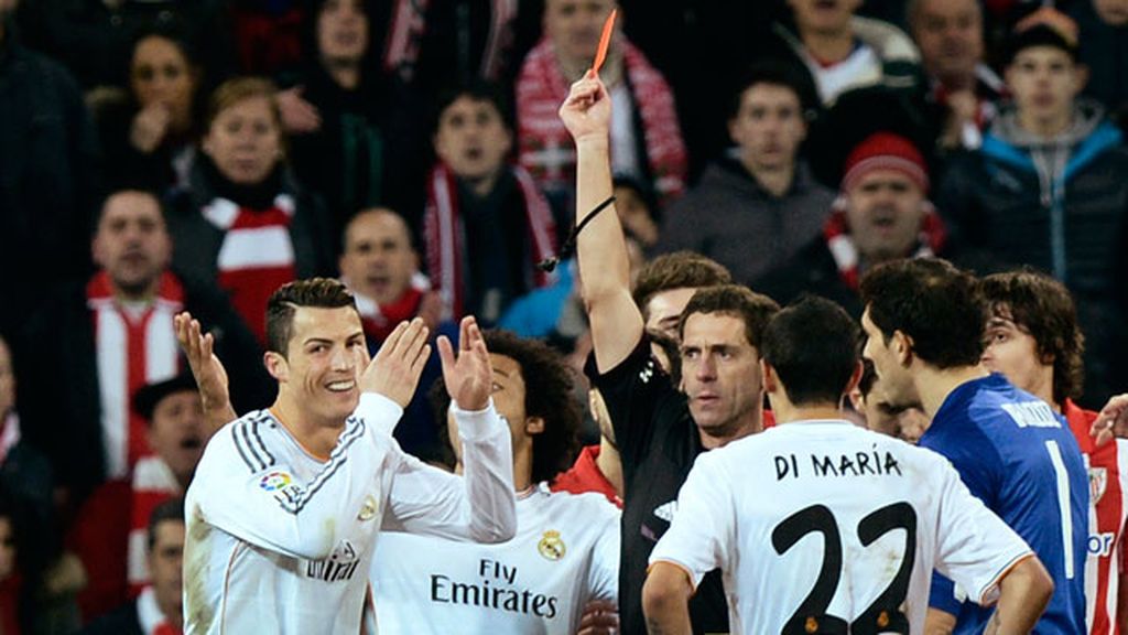 Cristiano Ronaldo, expulsado