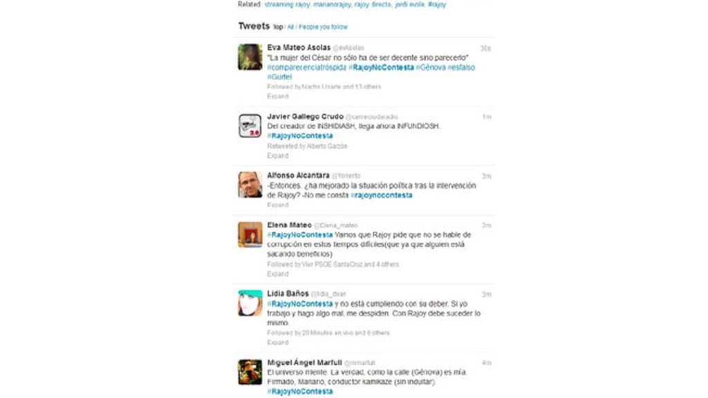 #RajoyNoContesta, protestas por una "rueda de prensa" sin preguntas