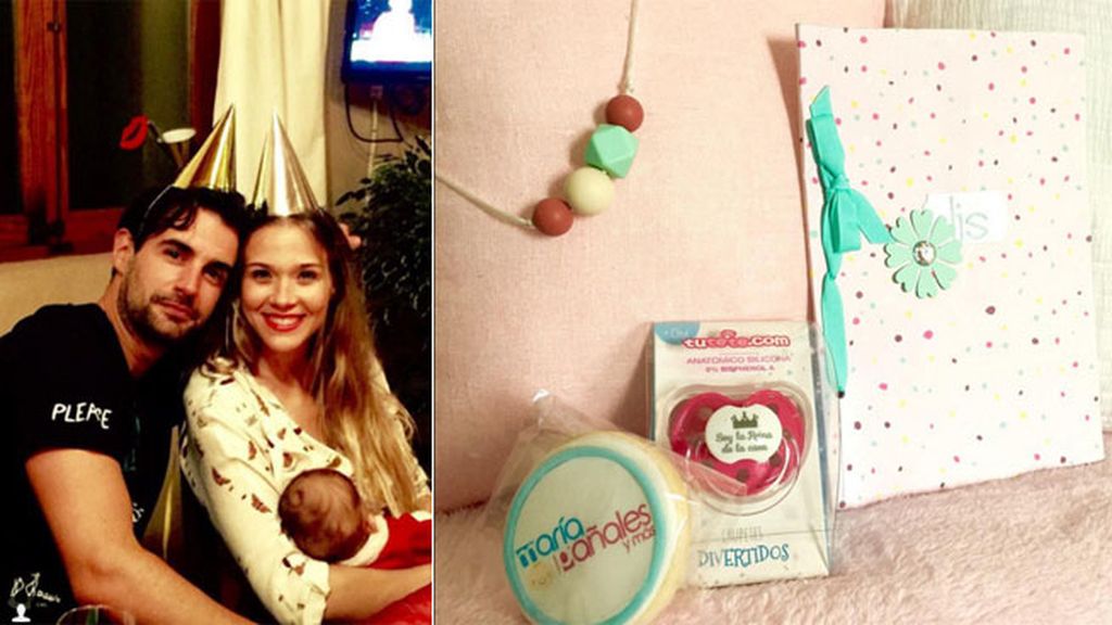 A Patry Montero le han dejado también cositas para la pequeña Lis