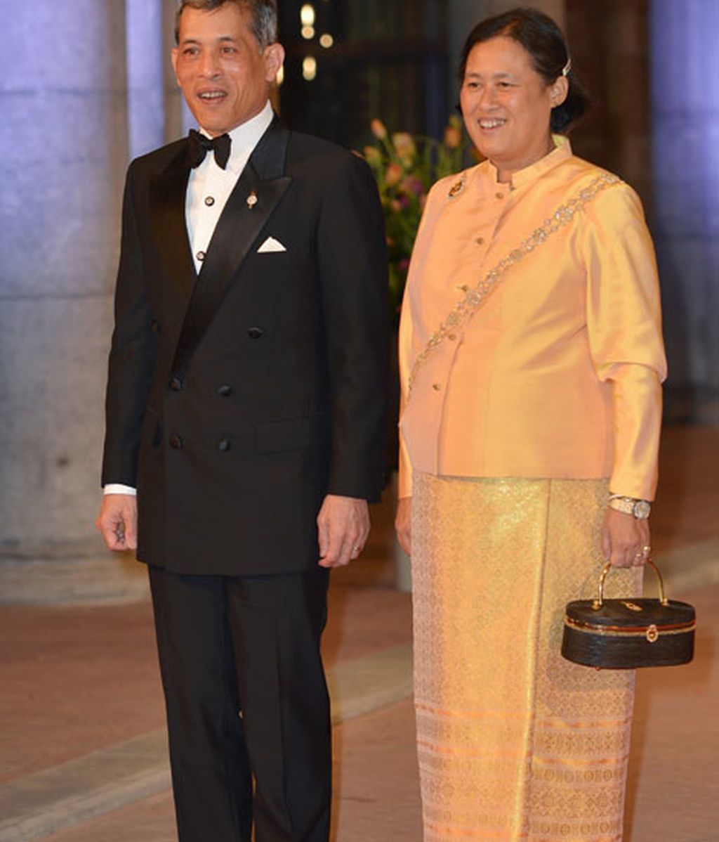 La princesa de Tailandia, Maha Chakri Sirindhorn, apostó por el amarillo