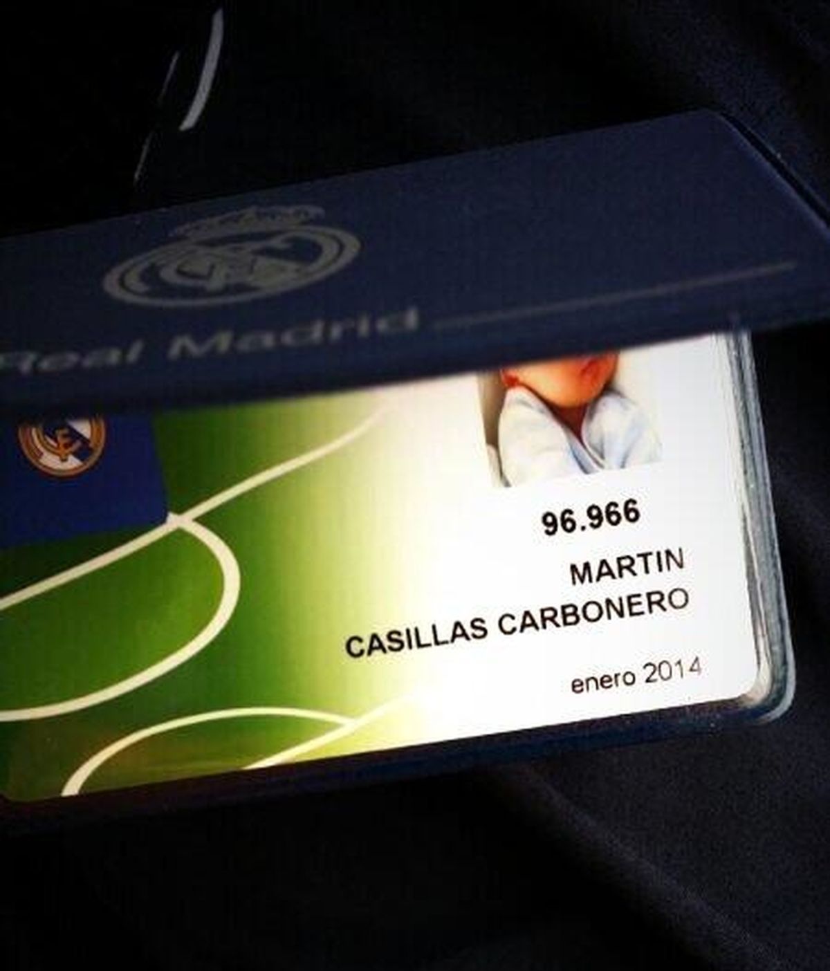 Martín Casillas Carbonero es el socio 96.966 del Real Madrid