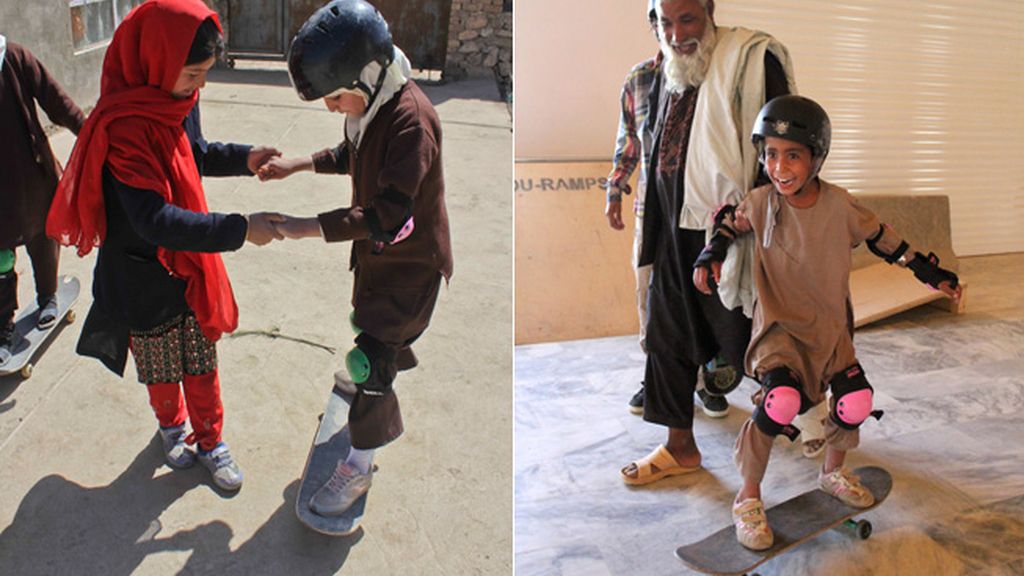 Niñas de la calle, salvadas por el skate