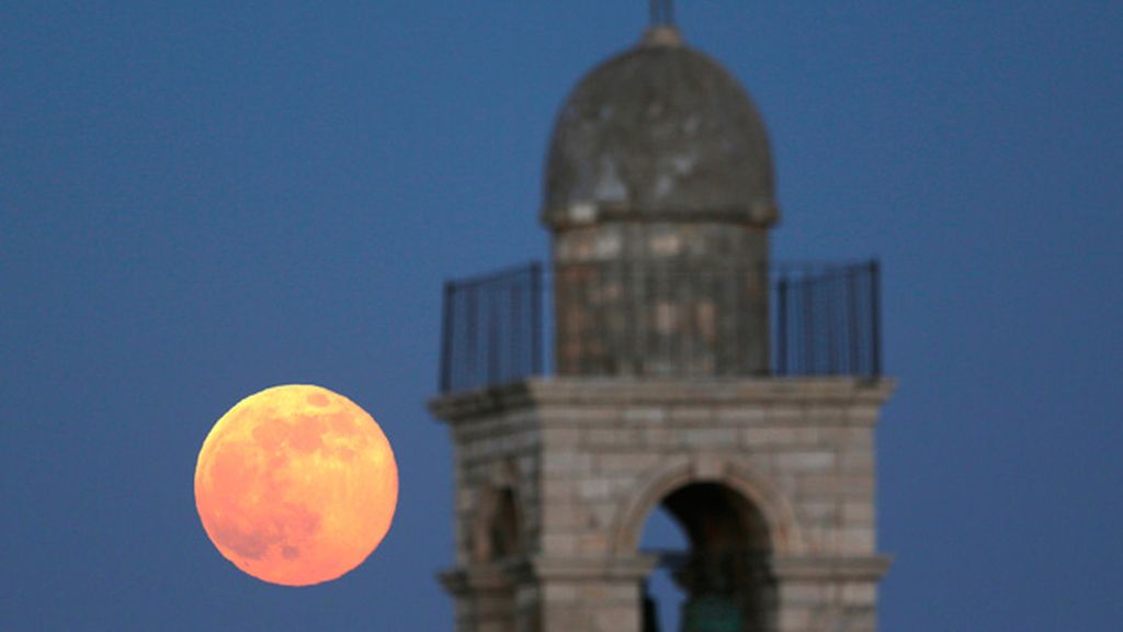 'Superluna' en Jerusalén