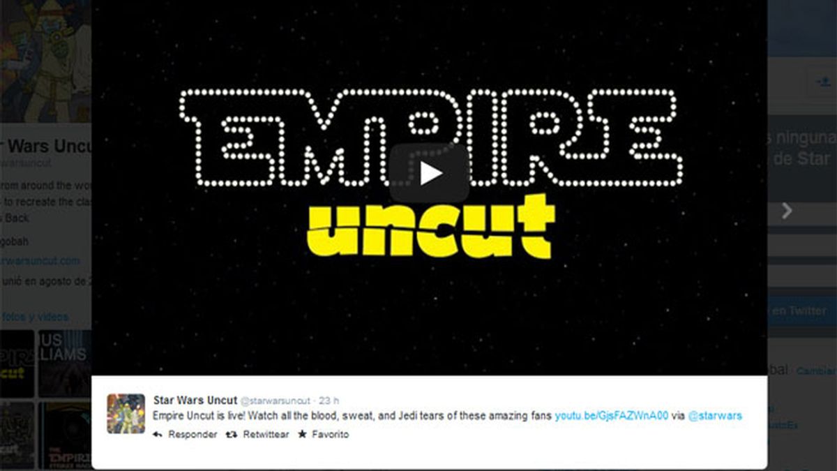 La película de Star Wars hecha por fans: Empire Strikes Back Uncut