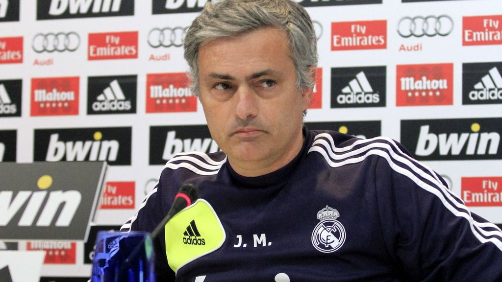José Mourinho, en rueda de prensa. Foto: EFE