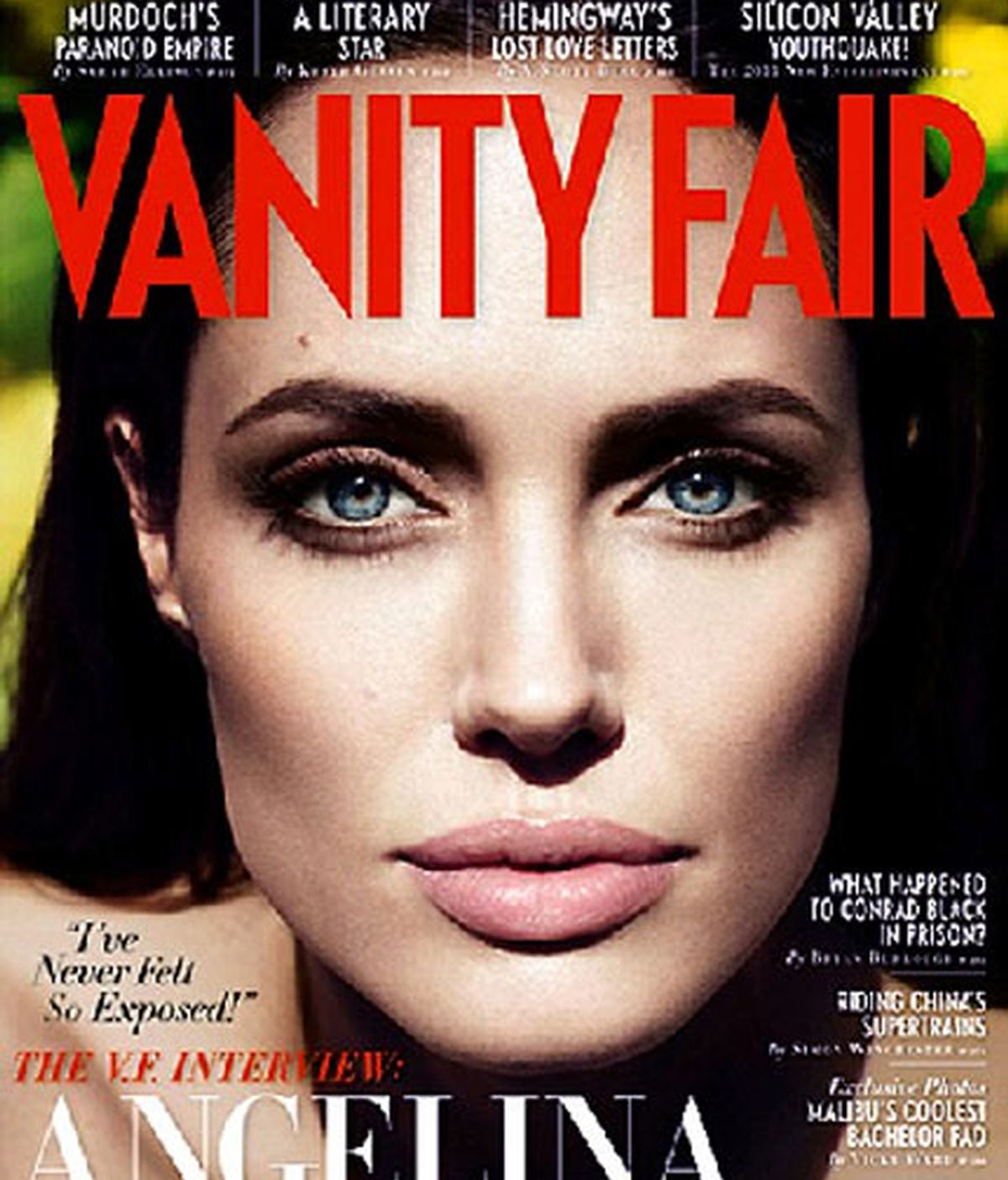 Angelina Jolie niega los rumores de su boda y embarazo en Vanity Fair