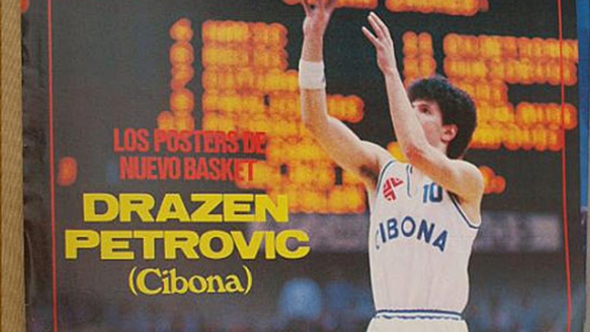 Drazen Petrovic, en su querido Cibona