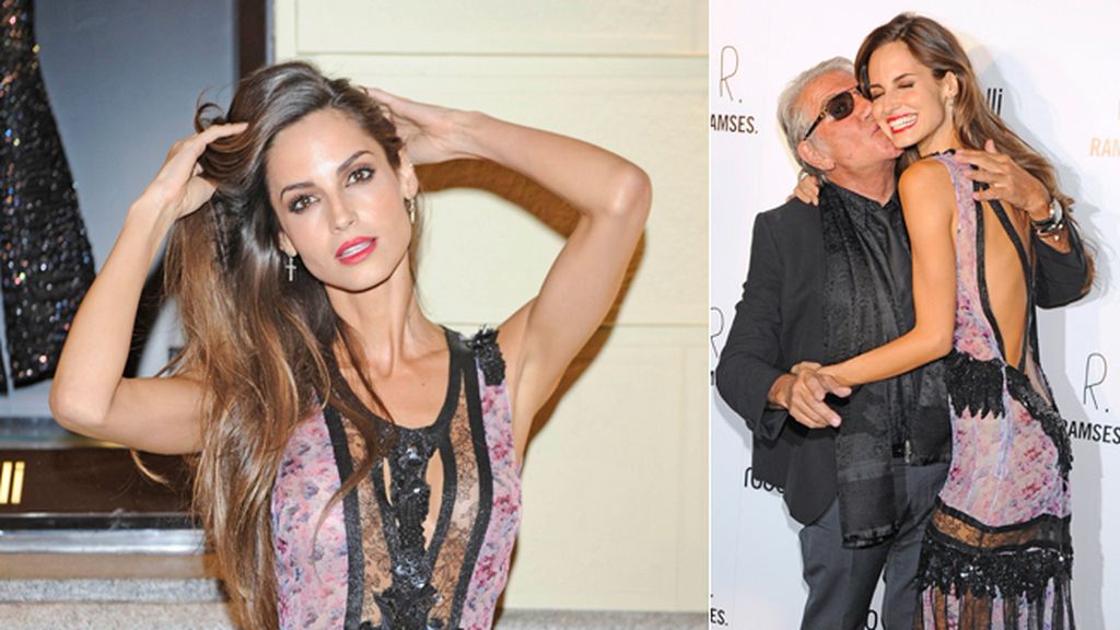 Ariadna Artiles, bromea con el diseñador Roberto Cavalli