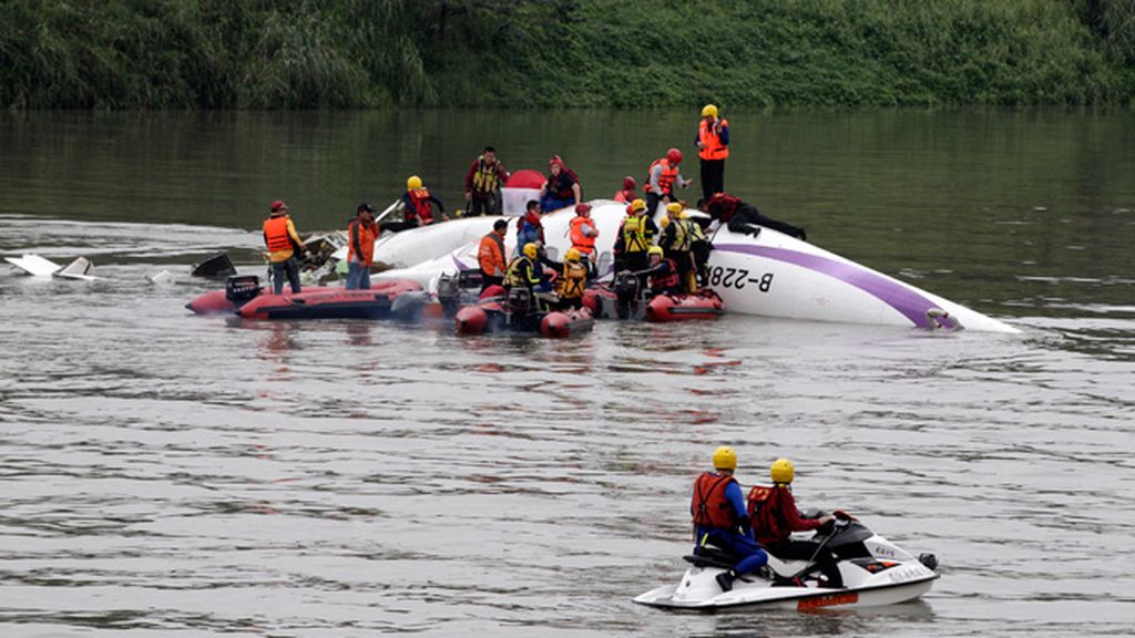 Accidente de avión en Taiwán