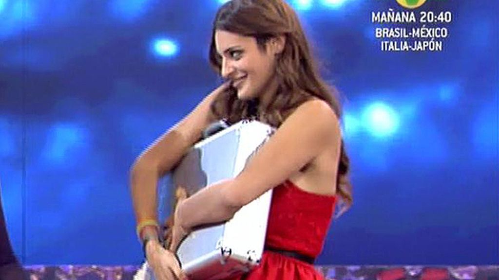 Estupefacta, no termina de creerse su victoria