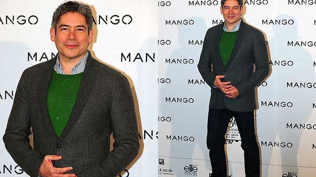 Boris Izaguirre tampoco quiso perderse el desfile de Mango