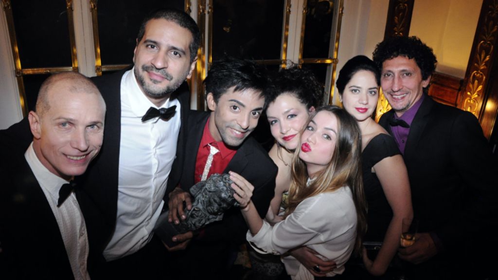 Peter Priede, Alexis Díaz de Villegas, Jazz Vila, Susana Brugues, Ana de Armas, Deborah Alonso y Alejandro Brugues