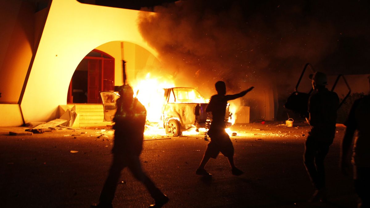 Disturbios de Benghazi, Libia. Foto: Reuters