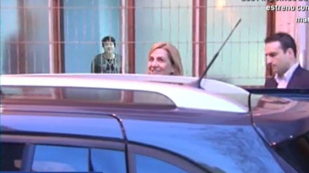 La Infanta abandona los juzgados de Palma