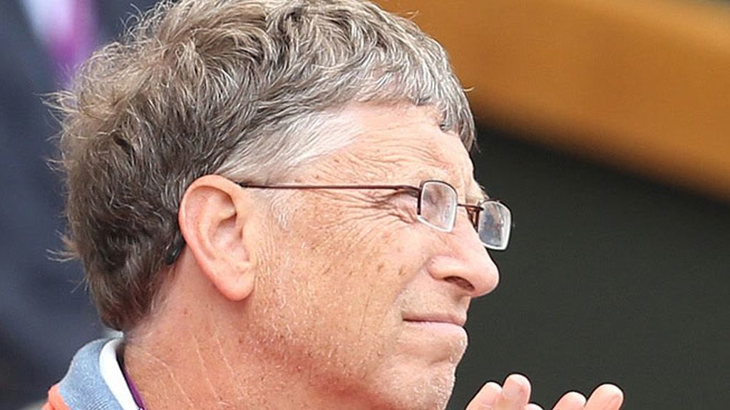 Bill Gates no se perdió la semifinal en la que jugó Roger Federer
