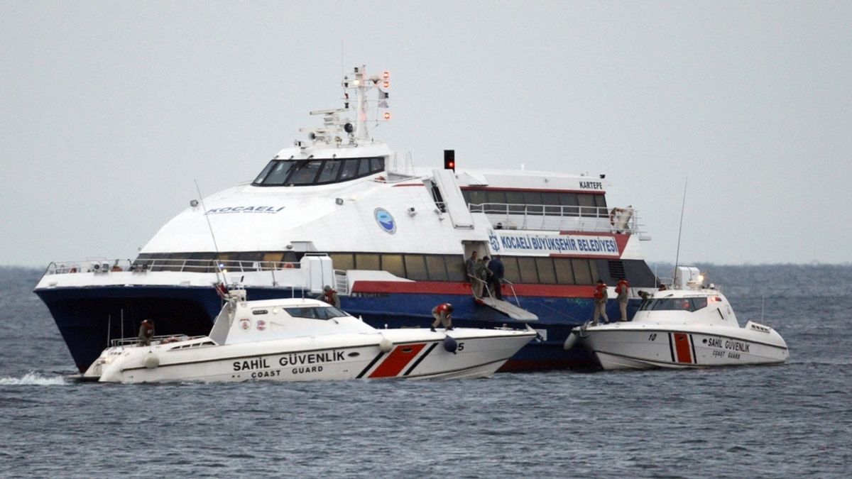 Ferry secuestrado en Turquía