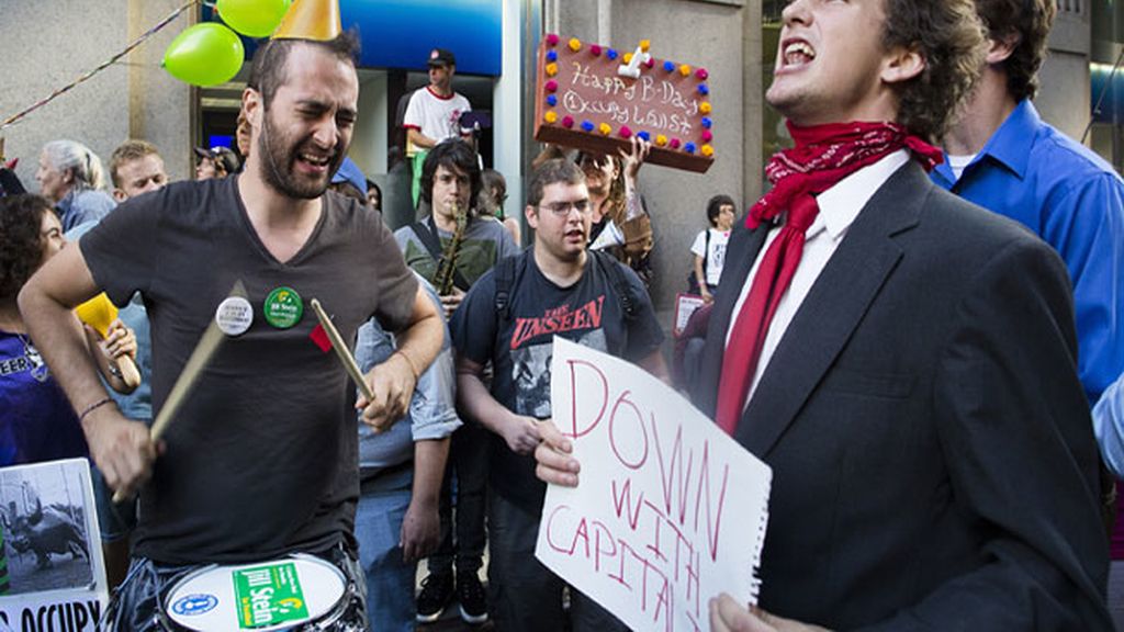 Aniversario del movimiento de Wall Street