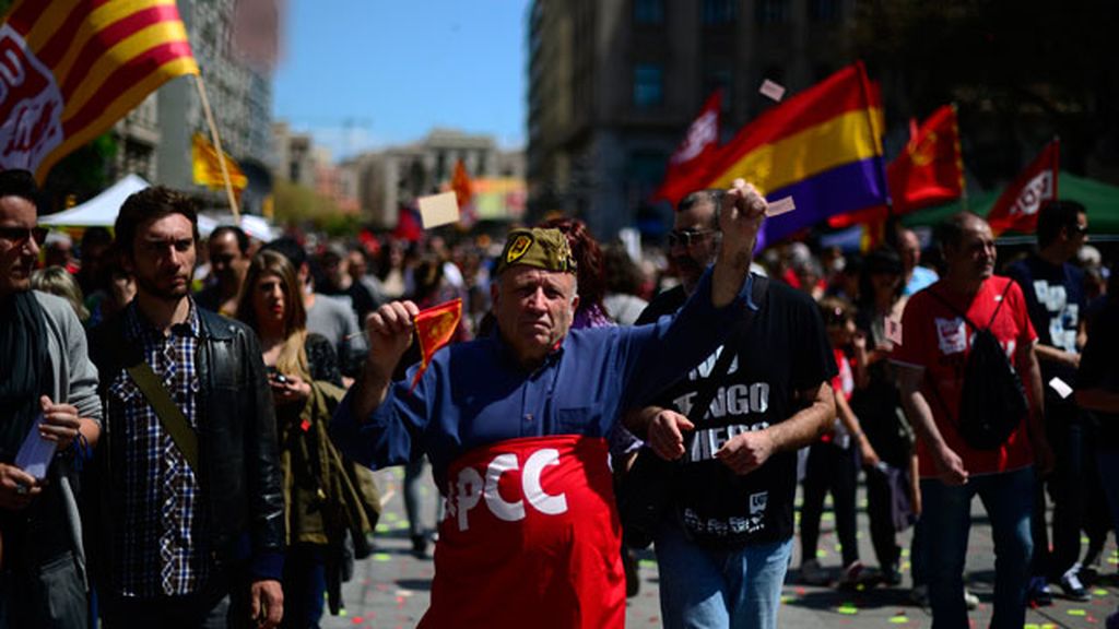Miles de personas salen a la calle en el Día del Trabajo