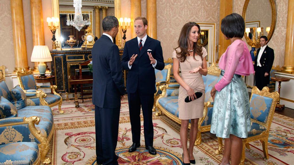 Catalina ejerce de Duquesa con los Obama