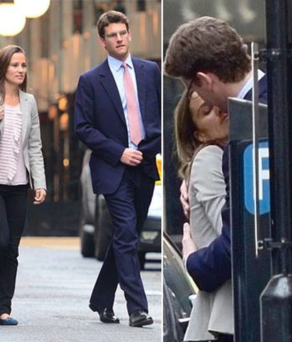 Imágenes de Pippa con su novio, Alex Loudon. Foto: Daily mail