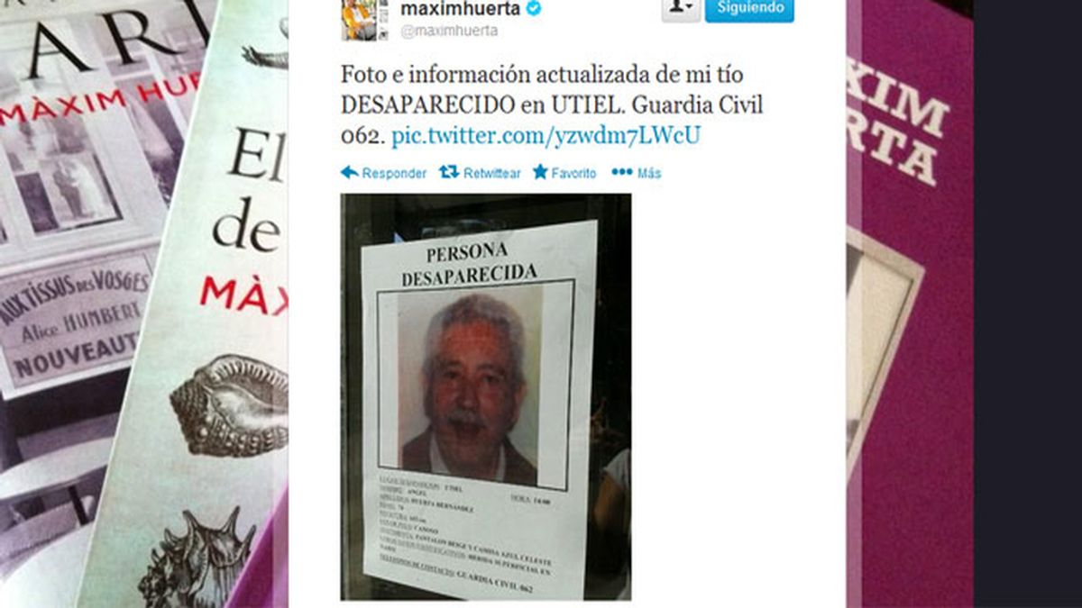 Trágico desenlace para el tío desaparecido de Màxim Huerta
