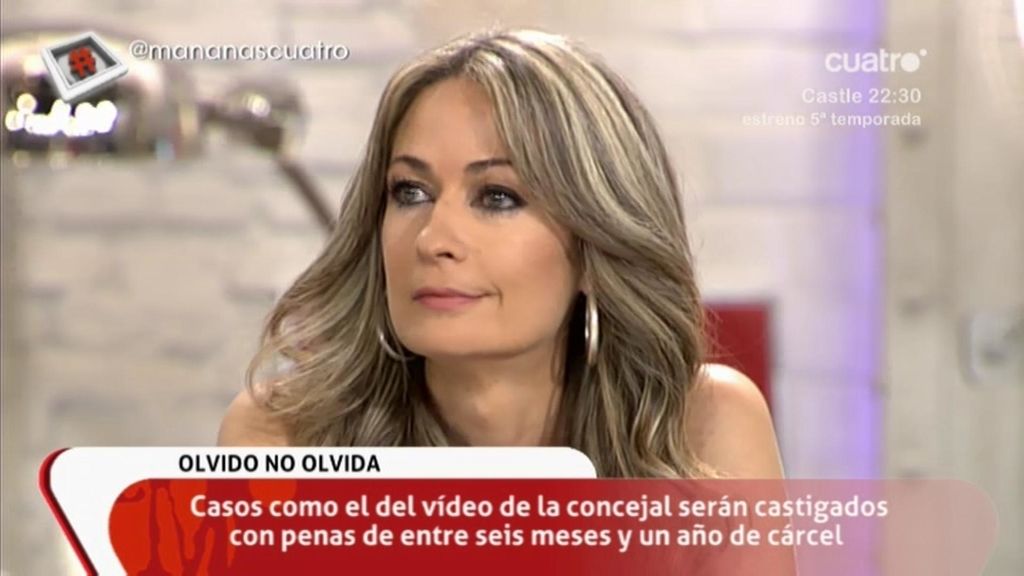 La fotos de Olvido Hormigos, en 'Las mañanas'