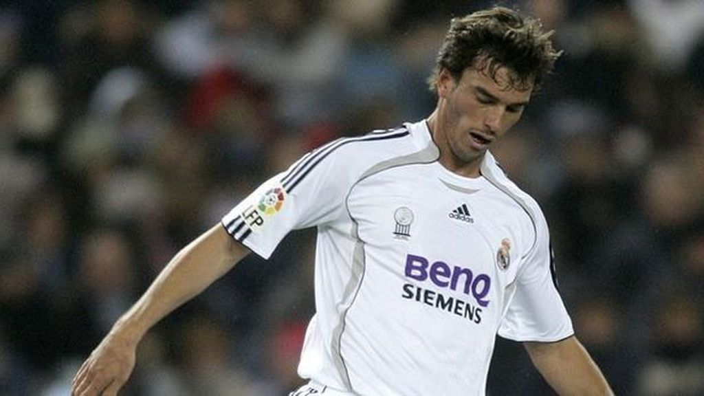 Pavón durante su época en el Real Madrid