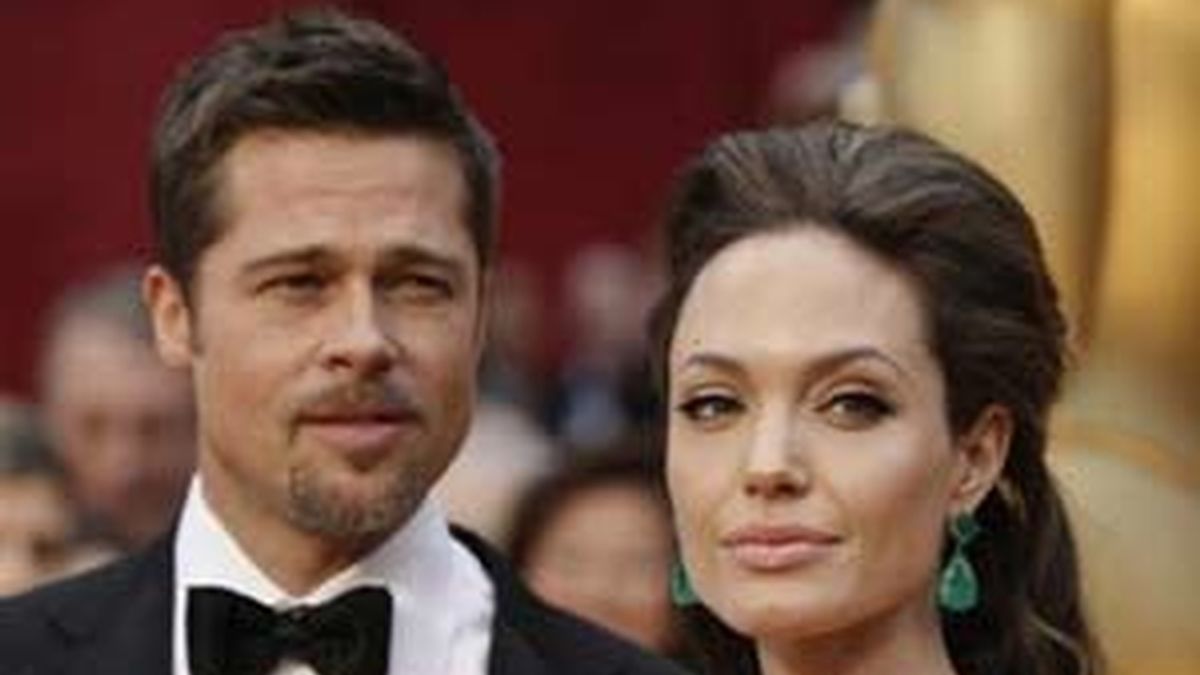 Brad Pitt y Angelina Jolie, en una imagen de archivo. Foto: AP